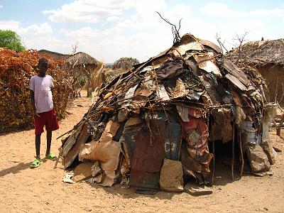 IMG_7760.JPG - Hütten der Dassanech, einem halbnomadischen Volk im Süden Äthiopiens und Norden Kenias.